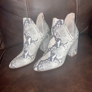 Steve Madden Snake Skin booties